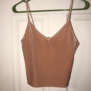Velvet tank top